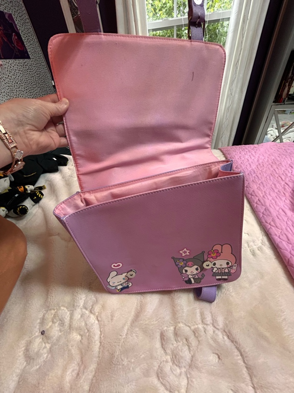 Sanrio Pink Kawaii Character Backpack